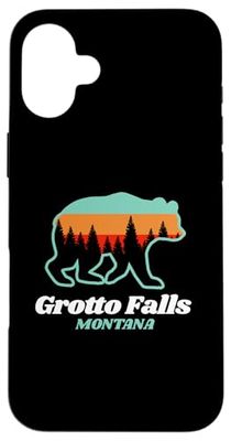 Grotto Falls Montana Fishing Summer Bear Case for iPhone 16 Plus