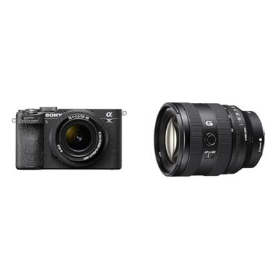 Sony Alpha 7CII di Sony | Fotocamera mirrorless full-frame (compatta, 33 MP, autofocus in tempo reale, 10 fps, video in 4K, display touch orientabile) + Lente SEL2860 + Lente SEL2070G (Nero)