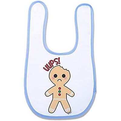 Supermolon 03335 Babyslabbetje met klittenbandsluiting, hemelsblauw, uniseks