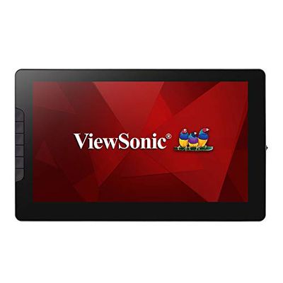 ViewSonic ID1330 13.3 Inch Portable 1080p Drawing Pen Display Tablet with Battery Free Stylus Pen for Digital Writing, Graphic Design, Remote Teaching, Distance Learning Supports Windows, Mac, Android