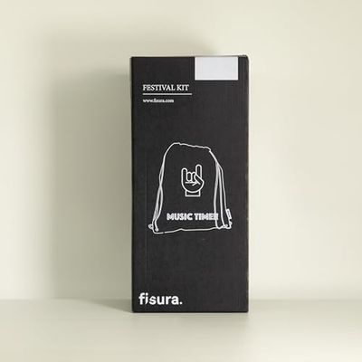 FISURA - 7 product set festivals survival kit. Original gift set for friends. Complete beautiful festival kit