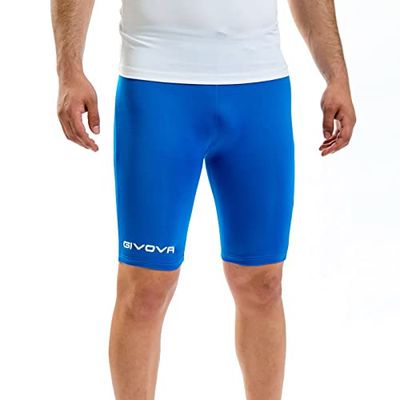 Givova Bermuda Skin, Pantaloncino Corsa Uomo, Azzurro, S