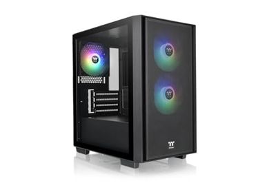 Thermaltake Versa H16 TG ARGB Micro Tower | Black