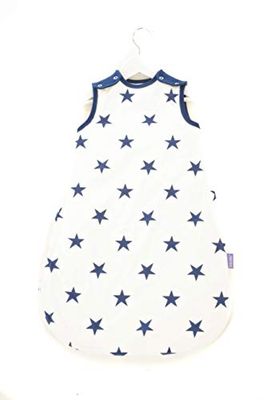 Babasac Multi Tog Saco para bebé, diseño de estrellas blanco Marineblau/Cremeweiß Talla:18-36 Monate