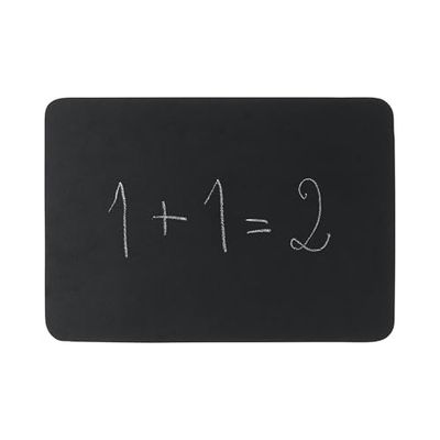 Bi-Office, A5 Round Chalkboard Frameless Chalkboard, Rounded Corners Without Frame
