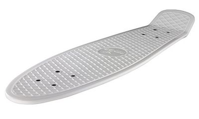 Ridge Skateboards Cruiser Deck Skateboard, Bianco, 27"
