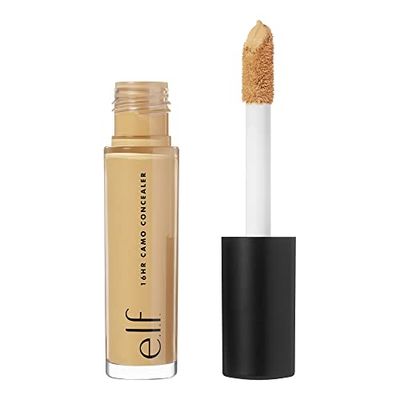 e.l.f. 16HR Camo Concealer, coprenza totale e altamente pigmentato, finish opaco, Deep Caramel, 6 mL (0,203 fl oz)