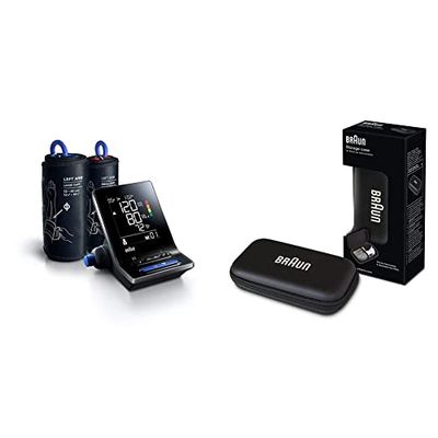 Braun BUA6350EU - Braun Exactfit 5 Connect Bua6350 Monitor De Presion Arterial Con Manguitos En Dos Tamaños & Funda de protección para termómetro