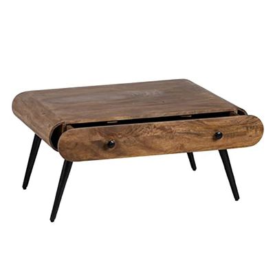 Mesa de Centro 86 x 61 x 43 cm Madera Hierro