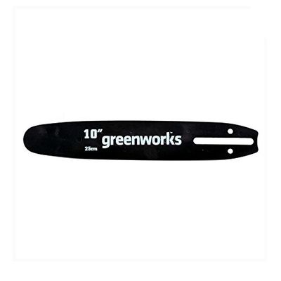 Greenworks Sabre de rechange pour tronçonneuse (barre de 25 cm adaptée aux tronçonneuses de la série 24 V Greenworks)