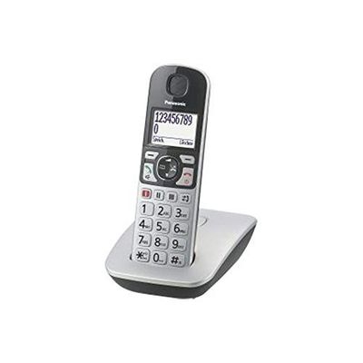 Panasonic KX-TGE510GS téléphone Téléphone DECT Identification de l'appelant Noir, Argent