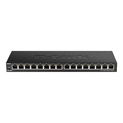 Commutateur 16 Ports 10/100/1000 Mbps GbE, Design gigabit pour des réseaux Rapides, idéal pour Les Entreprises et la Transmission de données Efficace.