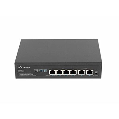 LANBERG POE+ SWITCH RACK 10"/19" RSFE-4P-2FE-60