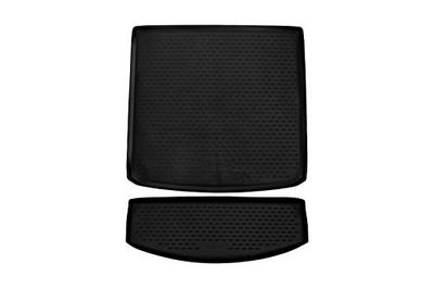 Element Tapis de Coffre Bac de Protection Antiderapant en Caoutchouc sur Mesure Volkswagen Touran 2003-2015