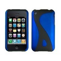 Logotrans Snake Series Pellicola di protezione per il display e cover posteriore per Apple iPhone 3G/3Gs, colore: Blu