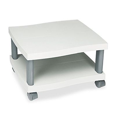 Safco Wave - Soporte de Impresora, para Debajo del Escritorio, Color Gris