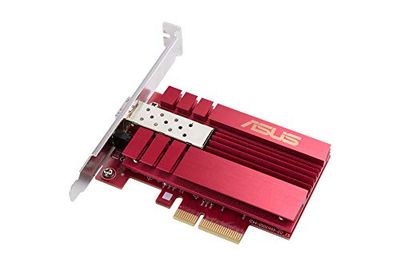 ASUS XG-C100F - Adaptateur réseau 10G PCIe, port SPF+ pour transmissions par la fibre optique et câble DAC