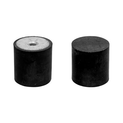 cyclingcolors 2x silent bloc femelle plein M6x6mm 20x25mm anti vibration caoutchouc bâteau voiture amortisseur silencieux