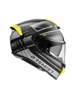 Premier Casco Evoluzione,Nero E Giallo,L,Unisex