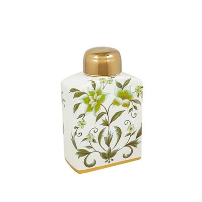 Romimex Bote Multicolor Porcelana 17 x 24 x 10 cm - Marca EAN: 8435700826612