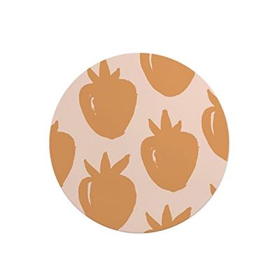 Questo Casa, Round Digital Printed Mouse Pad, Non-Slip Base, for Office and Home, Diameter:22cm