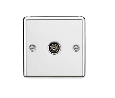 Bordes redondeados, cromo pulido, CL010PC