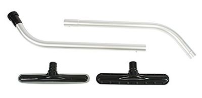 Cen-Tec Systems Commercial Cleaning Aluminum Vacuum Tools, 14-Inch, Black, Kit w/ 2-Piece S-Wand