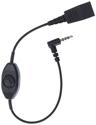 Jabra Cavo di Disconnessione Rapida per Jack 3.5 con Funzione Premi per Parlare per Smartphone