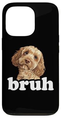Cute Illustration Lover Cockapoo Bruh Bro Custodia per iPhone 13 Pro