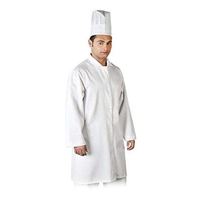 Leber&Hollman LH-Food_CMexxxl Tablier de protection pour homme Blanc Taille XXXL
