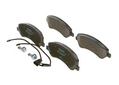 Bosch BP1081 - Pastiglie Freni Auto, dianteiro - qualidade Bosch - redução de ruído e pó - certificação ECE-R90 - sem cobre, 1 conjunto de 4 comprimidos - com acessórios