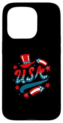 USA - Divertente 4 luglio Custodia per iPhone 15 Pro