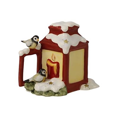 Goebel Figurine de Noël Forêt d'hiver Curieuse, en faïence, Hauteur 4,5 cm, 66-704-47-1