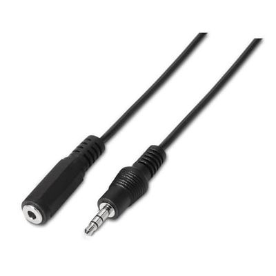 VoltShine Cavo audio stereo 3,5 mm a 3,5 mm nero 3,0 m, ideale per collegare dispositivi audio e trasmettere un suono di alta qualità.
