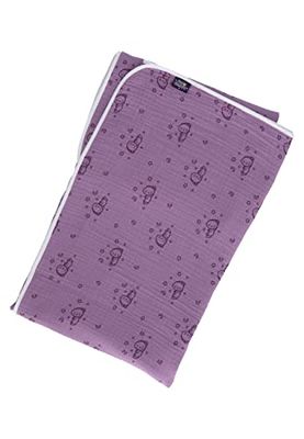 Sterntaler Baby Unisex Cuddly Blanket Baby Blanket Muslin Snooze Bunny Blanket Baby Blanket Purple