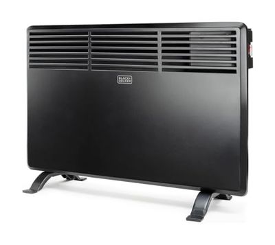 Black+Decker Black & Decker BXCSH1200E elektrische ruimteverwarming Binnen Zwart 1200 W Convector elektrische verwarming