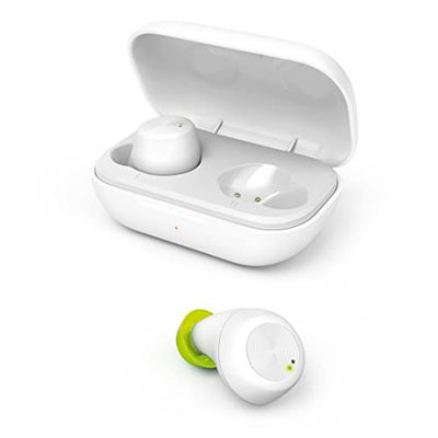 Hama Cuffie Bluetooth Spirit Chop IPX4 (True Wireless In Ear Auricolari Bianchi, Cuffie Senza Fili In Ear Senza Fili con Scatola di Ricarica USB C), Bianco, Piccole