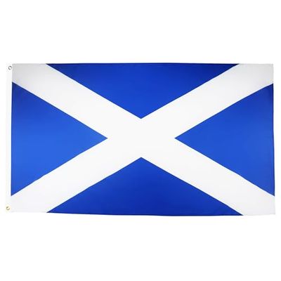 AZ FLAG - Scotland Flag - 3x5 Ft - 100D Polyester Scottish Banner with Two Metal Grommets - Fade Resistant - Vivid Colors - 3' x 5' Feet - 150x90 Cm