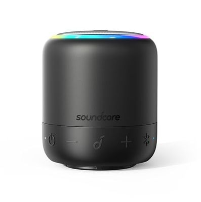 Soundcore Altoparlante Bluetooth Anker Mini 3 Pro, tecnologia BassUp e PartyCast, USB-C, impermeabile IPX7 ed equalizzatore personalizzabile