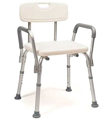Aluminium Bathroom Stool with Arms R. A197