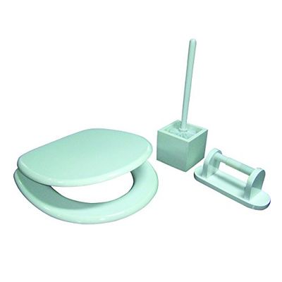 MSV Set WC MDF Blanco, DMF, 42.5x36x15 cm