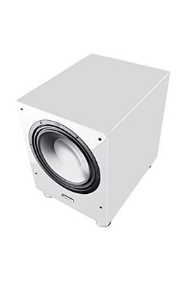 Canton SUB 1200 R 500 W Blanc - Subwoofers/caissons de basses (500 W, 18 - 200 Hz, 50 - 200 Hz, 30,5 cm (12"), Blanc, 36 cm)