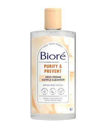 Biore Purify & Prevent – mild tvättgel – innehåll: 200 ml – lämplig för känslig, akne känslig hud – Dermatologiskt testad