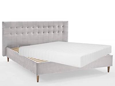 Atlantic Home Collection Telaio letto Veronika 180x200 con materasso TFK a 7 zone, letto e rete a doghe