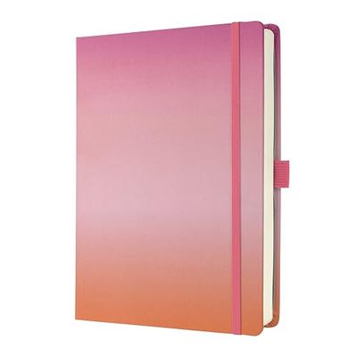 SIGEL JB103 Notizbuch Jolie, A5+, dotted, pink, rosa, orange: Notebook Jolie, Bullet Journal, Gradient Sunset, Hardcover