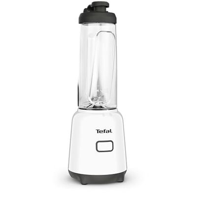 Tefal BL1501 Mix & Move Mini batteur sur pied - Bouteille à emporter en Tritan de qualité supérieure - 300 W - Design peu encombrant - Lames amovibles - Utilisation simple et ergonomique