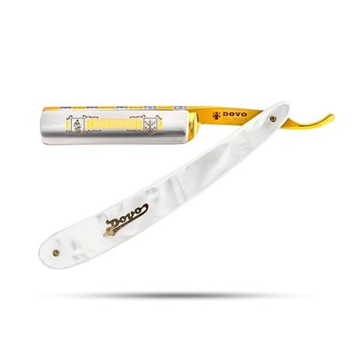 DOVO Rasiermesser Solingen - Carbonstahl Rasiermesser - 5/8 Zoll - Rundkopf - ganzer Hohlschliff - DOVO Solingen Barbiermesser