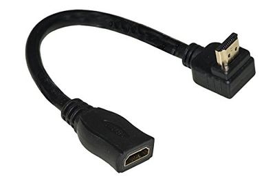 Link Lkchd01 ADATTATORE HDMI MASCHIO/FEMMINA ANGOLO 90° VERSO L'ALTO CM 15