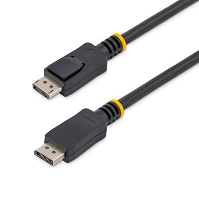 StarTech.com Cable de 5m DisplayPort 1.2 - Cable DisplayPort 4K x 2K Ultra HD Certificado por VESA - Cable DP a DP para Monitor - con Conectores DP con Pestillo (DISPL5M)