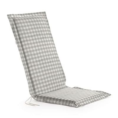 BELUM | Coussin pour chaise de jardin – Dimensions produit : siège sans volant : épaisseur : 4 cm/largeur : 41 cm/longueur : 37 m Dossier sans volant : épaisseur : 4 cm/largeur : 53 cm/longueur : 64